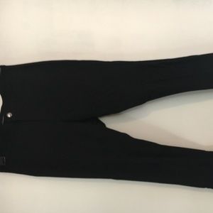 Banana Republic Skinny Ponte Solid Black pant 0P